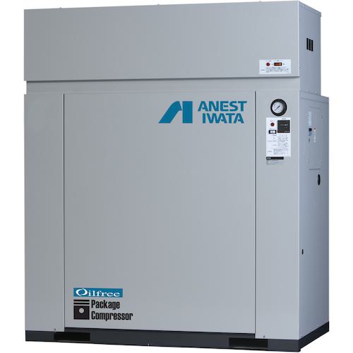 ■アネスト岩田 レシプロコンプレッサ(パッケージ・オイルフリータイプ) ドライヤー 50Hz モーター出力7.5kW〔品番:CFP75CF14DM5〕【5481629:0】[法人・事業所限定][外直送元][店頭受取不可]
