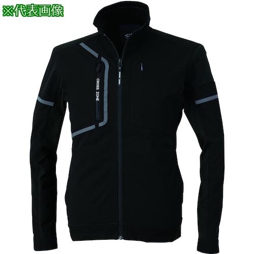 ■XEBEC 長袖ブルゾン2534-90-4L クロ〔品番:2534904L〕【5520040:0】[送料別途見積り][掲外取寄][店頭受取不可]