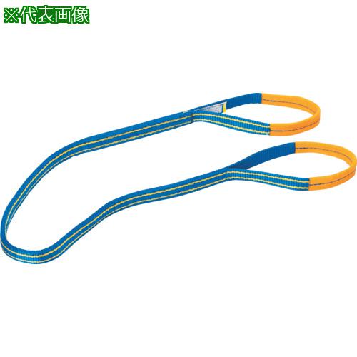 ■シライ ベルトスリング シグナルスリング[[R上]]HG エコマーク認証商品 SGE4E(JIS4等級) 両端アイ形 100mm幅×長さ3.5m〔品番:SGE4E1003.5〕【5523525:0】[送料別途見積り][掲外取寄][店頭受取不可]