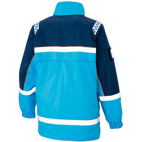 ■アイトス 感染防止ディアプレックスジャケット ブルー S〔品番:AZ56306006S〕【5528211:0】[送料別途見積り][掲外取寄][店頭受取不可]