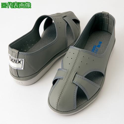 ■アイトス 静電サンダル グレー 25.5〔品番:AZ5970620425.5〕【5528254:0】[送料別途見積り][掲外取寄][店頭受取不可]