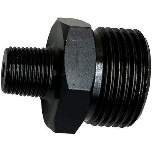 ■NPK チッパ用 アダプタ R3/8(雄ねじ)×G1(雄ねじ)〔品番:15409940〕【5528862:0】[送料別途見積り][掲外取寄][店頭受取不可]