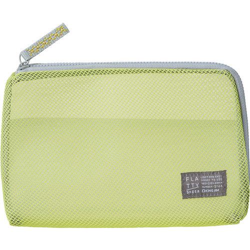 ■KING JIM FLATTY SHEER Mサイズ 黄色〔品番:5164Y〕【5536161:0】[送料別途見積り][掲外取寄][店頭受取不可]