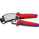 ■KNIPEX エンドスリーブ用自動調整圧着プライヤー〔品番:975319〕