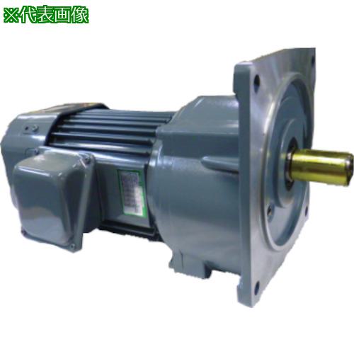 ■シグマー 高効率IE3、平行軸三相750Wフランジ取付形ブレーキツキギアモーター 減速比1/15〔品番:TMFB2..