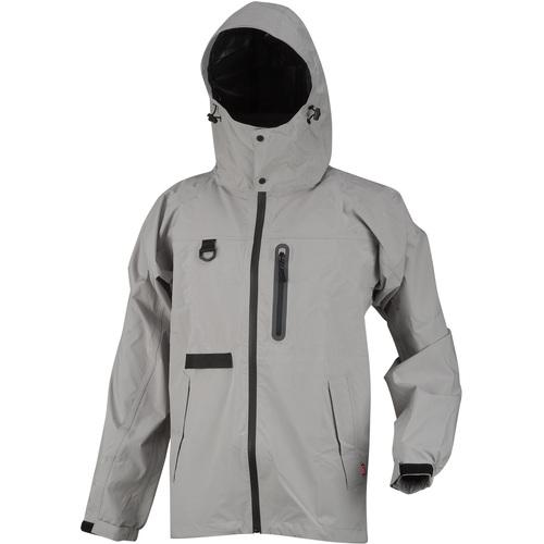 ■カジメイク F-001 フィッシングレインスーツ シルバー 3L〔品番:F001713L〕【5641120:0】[送料別途見積り][掲外取寄][店頭受取不可]