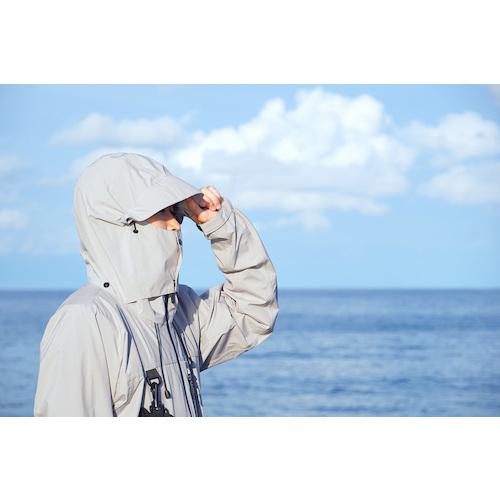 ■カジメイク F-001 フィッシングレインスーツ シルバー L〔品番:F00171L〕【5641150:0】[送料別途見積り][掲外取寄][店頭受取不可]