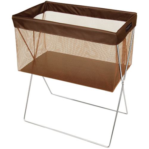 ■友屋 サイドワゴン浅型メッシュ ブラウン 〔品番:6199402〕【5644388:0】[送料別途見積り][法人・事業所限定][外直送][店頭受取不可]