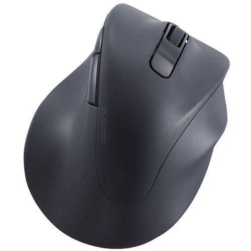 ■ELECOM マウス EX-G 右手専用 Sサイズ Bluetooth 5ボタン 抗菌 静音設計 ブラック〔品番:MXGS30BBSKBK〕【5647715:0】[店頭受取不可]