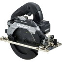 ■HiKOKI 深切り電子丸のこ 165mm 黒鯱チップソー標準付属 ACブラシレスモーター搭載 ブラック〔品番:C6MEY2B〕【5648948:0】[送料別...