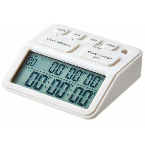 ■KING JIM 学習タイマ-「ルラップ」〔品番:LLT10W〕【5655221:0】[送料別途見積り][掲外取寄][店頭受取不可]