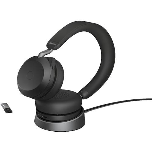■Jabra Jabra Evolve2 75 Link380a UC Stereo Stand Black〔品番:27599989989〕【5655903:0】[法人・事業所限定][外直送元][店頭受取不可]