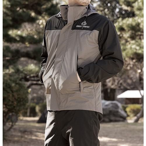 ■喜多 プロテクトストレッチレインウェア 4WAY・透湿 No2930 グレー M〔品番:NO2930GRYM〕【5658481:0】[送料別途見積り][掲外取寄][店頭受取不可]