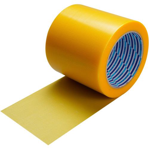 ■パイオラン 梱包用テープ 100mm×25m イエロー《18巻入》〔品番:K10YE100MMX25M〕【5670921×18:0】[送料別途見積り][掲外取寄][店頭受取不可]