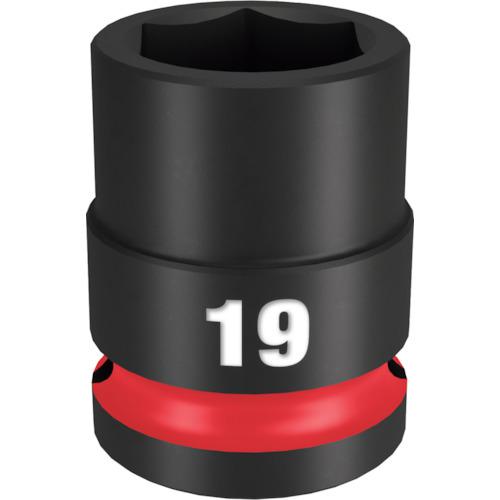 ■milwaukee SHOCKWAVE IMPACT DUTY インパクトソケット 1/2インチ(12.7mm)角 19mm〔品番:49666251〕【5..