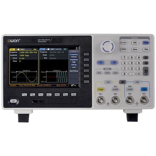 ■ヤマト OWON 任意波形/ファンクション・ジェネレータ(XDG2060,60MHz,2CH)〔品番:XDG2060〕【5671746:0】[送料別途見積り][掲外取寄][店頭受取不可]