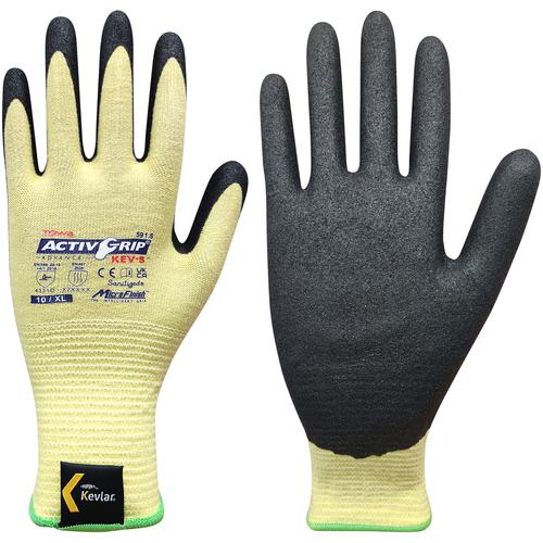 ■トワロン 耐切創手袋 ActivGrip Advance KEV-S 10/XL(12双入)〔品番:591S12P10XL〕