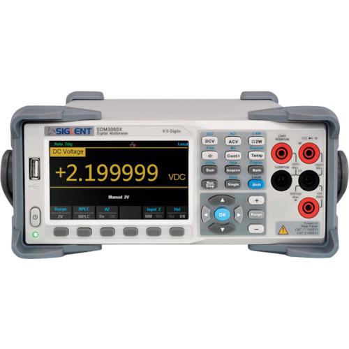 ■ヤマト SIGLENT デジタル・マルチメータ SDM3065X(6.5桁、2,200,000カウント)〔品番:SDM3065X〕【5679624:0】[送料別途見積り][掲外取寄][店頭受取不可]