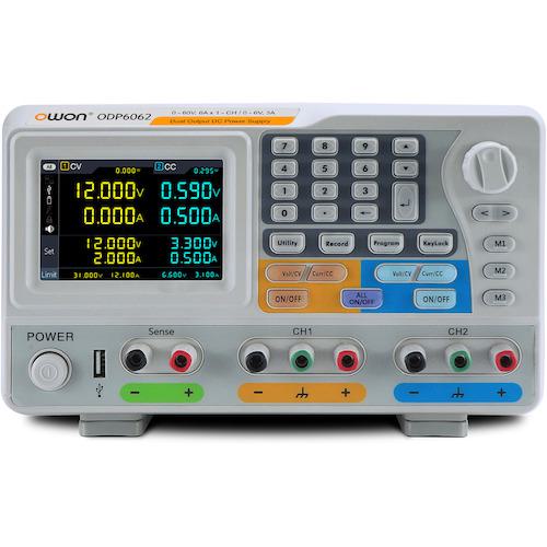 ■ヤマト OWONプログラマブルDC電源 (2ch 最大378W)ODP6062〔品番:ODP6062〕【5679632:0】[送料別途見積り][掲外取寄][店頭受取不可](4)