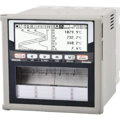 ■オートニクス 100mmハイブリッド記録計〔品番:KRN10006002010S〕【5679814:0】[送料別途見積り][掲外..