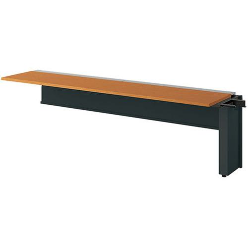 ■NAIKI 大型ベンチテーブル(連結型)(片面タイプ)〔品番:RXFN2406RBMWP〕【5680992:0】[送料別途見積り][法人・事業所限定][外直送][店頭受取不可]