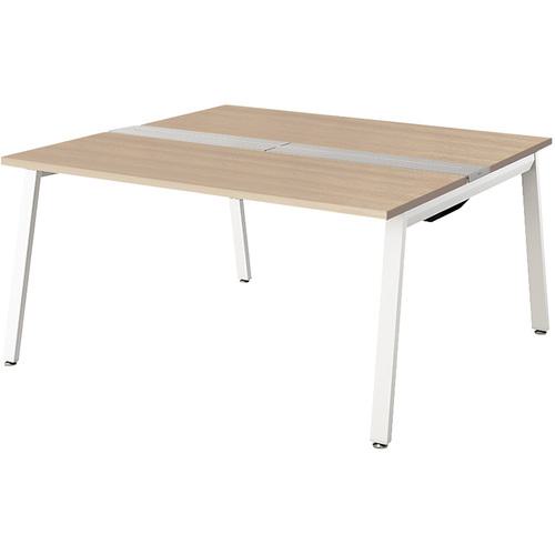 ■ナイキ 大型ベンチテーブル(基本型)(両面タイプ)〔品番:RXFN1614KWSO〕【5680997:0】[送料別途見積り][法人・事業所限定][外直送][店頭受取不可]