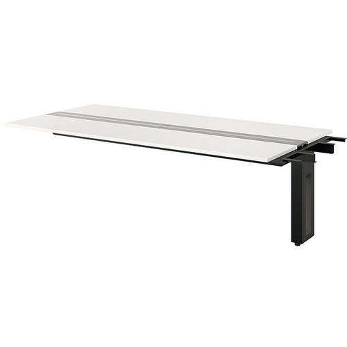 ■NAIKI 大型ベンチテーブル(連結型)(両面タイプ)〔品番:RXFN2412RBHP〕【5685716:0】[送料別途見積り][法人・事業所限定][外直送][店頭受取不可]