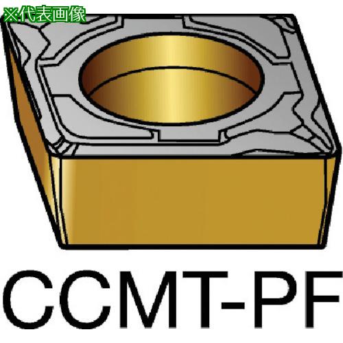 《メーカー》サンドビック（株）コロマントカンパニー《品番》CCMT 12 04 04-PF 5015《特長》●構成刃先と塑性変形に優れた耐性を発揮します。《用途》●一般旋削加工鋼用。●仕上げ加工用。《仕様》●適合被削材:PK●チップ形状:菱形 80°●刃長(mm):12.4959●厚さ(mm):4.7625●チップ逃げ角(°):7●コーティング:Uncoated●加工形態:仕上げ切削●ブレーカー:PF●コーナR(mm):0.3969《仕様2》●ノンコートサーメット《原産国（名称）》スウェーデン《材質／仕上》●サーメット《セット内容／付属品》《注意》《JANコード》《本体質量》4.0g※こちらの商品は送料無料対象外です。※「送料無料」と表示されても別途送料が必要となりますのでご注意ください。サンドビック　コロターン107　旋削用ポジチップ（120）　5015〔品番：CCMT 12 04 04-PF 5015〕[注番:5689538][本体質量：4.0g]《包装時基本サイズ：95.00×39.00×11.00》〔包装時質量：0.051kg〕分類》切削工具》旋削・フライス加工工具》刃先交換式工具☆納期情報：取寄管理コード(005) メーカー直送品 (欠品の場合有り)