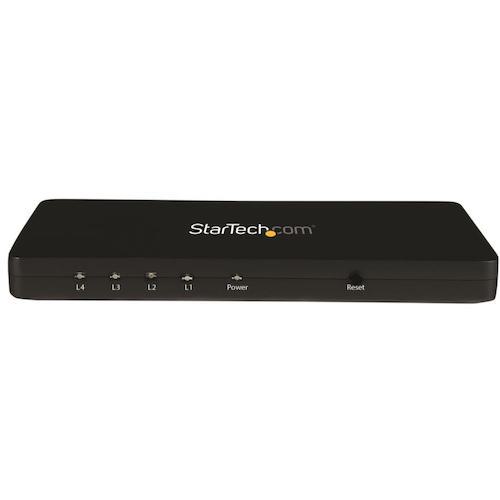 ■StarTech ビデオスプリッター/4K HDMI/1入力4出力/7.1ch サラウンドサウンド オーディオ〔品番:ST124HD4K〕【5723271:0】[法人・事業所限定][外直送元][店頭受取不可]