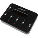 ■StarTech USBメモリ デュプリケーター/1対5/PC不要 スタンドアローン型/コピーモード2種類/消去モード3種類〔品番:USBDUP15〕【572...