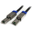 ■StarTech Mini SASケーブル/2m/外部接続用/SFF-8088 - SFF-8088〔品番:ISAS88882〕【5725000:0】[法人・...