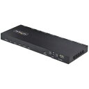 ■StarTech ビデオスプリッター/4K60Hz HDMI 2.0/1入力4出力/スケーラー内蔵/3.5mm & 光オーディオ〔品番:HDMISPLITTE...