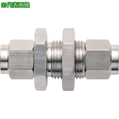 ■潤工社 ステンレス継手 隔壁ユニオン 12×9mm《10個入》〔品番:PUS12X9SUS〕【5729180×10:0】[送料別途見積り][掲外取寄][店頭受取不可]