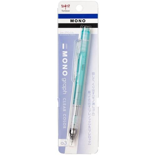 ■Tombow シャープペンシル モノグラフ クリアカラー クリアミント 0.3mm《5本入》〔品番:DPA139D〕【5738983×5:0】[送料別途見積り][掲外取寄][店頭受取不可]