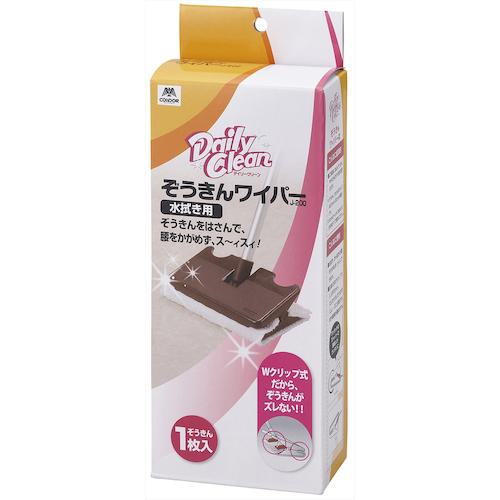 《メーカー》山崎産業（株）《品番》177622《特長》●ご家庭のぞうきんやタオルをモップのようにご使用できます。●ぞうきんがずれないダブルクリップ式。●水拭きも乾拭きも腰をかがめずに楽々《用途》●フローリング、タイル、畳などの拭き掃除に。《仕様》●幅(mm):185●長さ(mm):1110●タイプ:本体（継ぎ柄タイプ）●奥行(mm):40●適合モップ:20cm×30cmのもの《仕様2》●ご家庭用●重量約110グラム《原産国（名称）》中国《材質／仕上》●グリップ:ポリエチレン●ハンドル（柄）:スチール（ポリプロピレン被覆）●ヘッド:ポリプロピレン●レバー:スチール●モップ糸:組成繊維、ポリエステル50％レーヨン50％《セット内容／付属品》●ぞうきん1枚入り《注意》●ぞうきんをはさむ時、手をはさまないように注意してご使用ください。●プレートにハンドルを入れる際ネジを無理な力で回さないでください。《JANコード》4903180177622《本体質量》365.0g※こちらの商品は送料無料対象外です。※「送料無料」と表示されても別途送料が必要となりますのでご注意ください。コンドル　デイリークリーン　ぞうきんワイパーJ−200（継ぎ柄）〔品番：177622〕[注番:5744753][本体質量：365.0g]《包装時基本サイズ：115.00×65.00×305.00》〔包装時質量：465.0g〕分類》清掃・衛生用品》清掃用品》モップ☆納期情報：取寄管理コード(005) メーカー直送品 (欠品の場合有り)