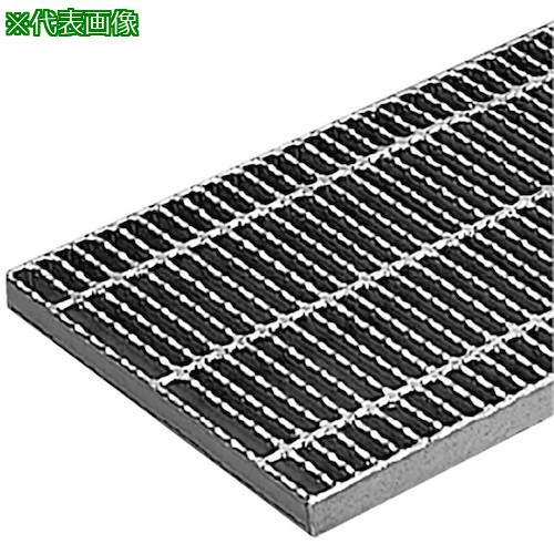 ■カネソウ スチール製グレーチング 細目滑り止め模様付 横断溝・側溝用〔品番:QXB15538〕【5744981:0】..