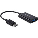 ■StarTech ディスプレイアダプター/DP - VGA/1080p/オーディオ対応/ブラック/ビデオ 変換 コンバーター〔品番:DP2VGAA〕【5746...