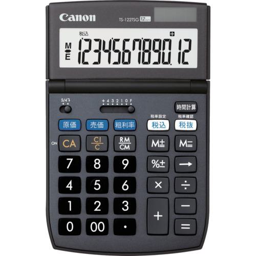 ■キヤノン 電卓 TS-122TSG SOB〔品番:TS122TSG〕【5748444:0】[店頭受取不可]