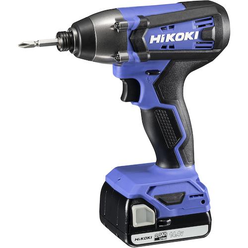 ■HiKOKI 14.4Vコードレスインパクトドライバ 2.0Ahリチウムイオン電池1個仕様〔品番:FWH14DFBG〕【5796200:0】[送料別途見積り][掲外取寄][店頭受取不可]