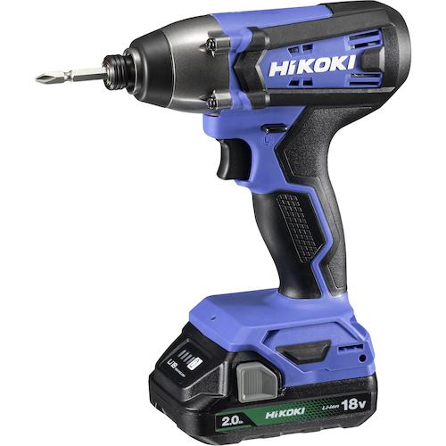 ■HiKOKI 18Vコードレスインパクトドライバ 2.0Ahリチウムイオン電池1個仕様〔品番:FWH18DFBG〕【5796204:0】[送料別途見積り][掲外取寄][店頭受取不可](4)