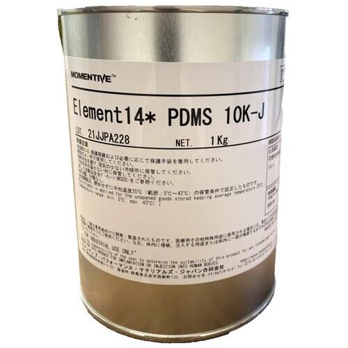 ■モメンティブ ジメチルシリコーンオイル、ELEMENT14 PDMS 10K-J、透明、1kg《10個入》〔品番:ELEMENT14PDMS10KJ1K〕