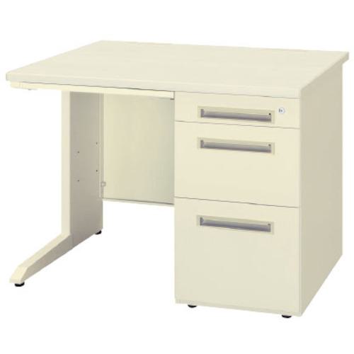 ■トヨスチール 片袖デスク 50CBL-107ARCG ニューグレー〔品番:50CBL107ARCG〕【5840666:0】[送料別途見積り][法人・事業所限定][外直送][店頭受取不可]