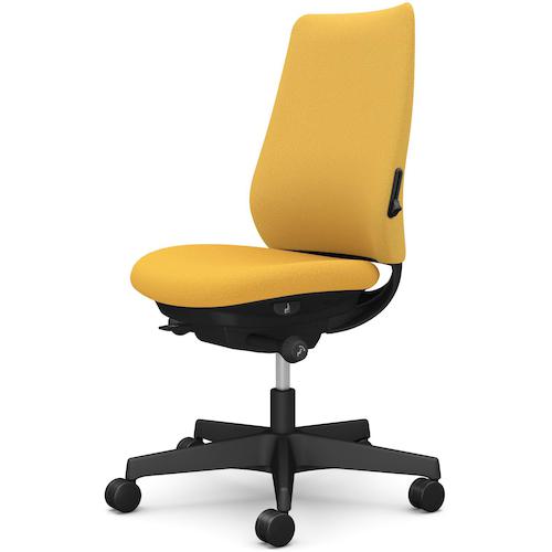 ■OKAMURA ポータム,肘なし,背クッション,スタンダードタイプ,ブラックボディ,ハンガー無,ランバー有,ナイロンキャスター〔品番:CF13XSFXW7〕【5843441:0】[送料別途見積り][法人・事業所限定][外直送][店頭受取不可]