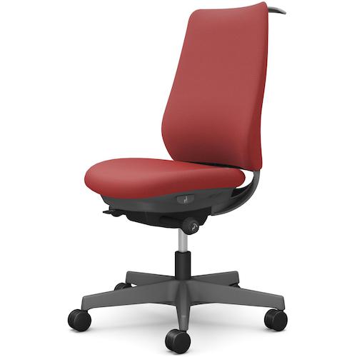 ■OKAMURA ポータム,肘なし,背クッション,スタンダードタイプ,ダークグレー,ハンガー有,ランバー無,ウレタンキャスター〔品番:CF14ZAFSF9〕【5848022:0】[送料別途見積り][法人・事業所限定][外直送][店頭受取不可]