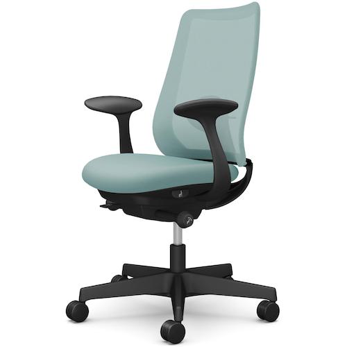 ■OKAMURA ポータム,固定肘,背メッシュ,スタンダードタイプ,ブラックボディ,ハンガー無,ランバー有,ナイ..