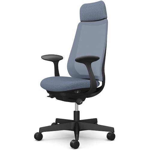 ■OKAMURA ポータム,固定肘,背メッシュ,EXスタンダードタイプ,ブラックボディ,ハンガー無,ランバー無,ウレタンキャスター〔品番:CF25ZRF1K4〕【5848129:0】[送料別途見積り][法人・事業所限定][外直送][店頭受取不可]