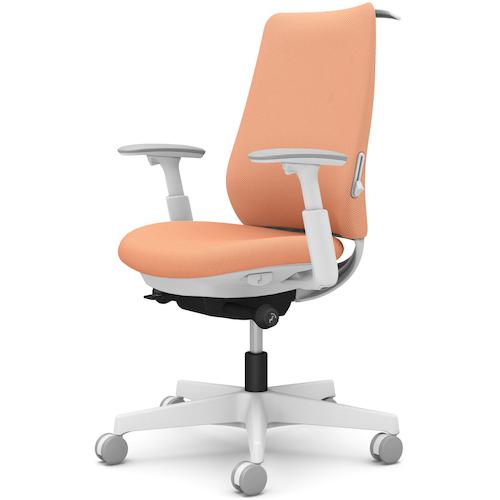 ■OKAMURA ポータム,可動肘,背クッション,スタンダードタイプ,ホワイトボディ,ハンガー有,ランバー有,ナイロンキャスター〔品番:CF84XZFKZ7〕【5848322:0】[送料別途見積り][法人・事業所限定][外直送][店頭受取不可]