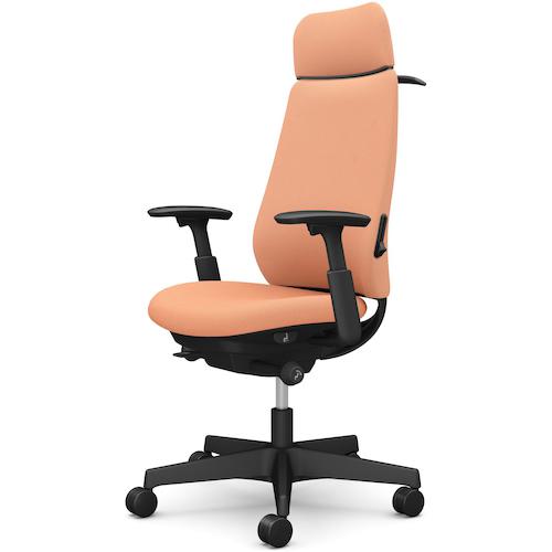 ■OKAMURA ポータム,可動肘,背クッション,EXスタンダードタイプ,ブラックボディ,ハンガー有,ランバー有,ナイロンキャスター〔品番:CF88XSFKZ7〕【5851557:0】[送料別途見積り][法人・事業所限定][外直送][店頭受取不可]