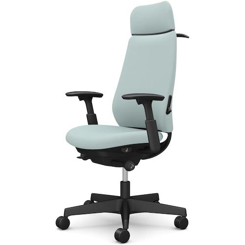 ■OKAMURA ポータム,可動肘,背クッション,EXスタンダードタイプ,ブラックボディ,ハンガー有,ランバー有,ウレタンキャスター〔品番:CF88ZSFRU6〕【5853075:0】[送料別途見積り][法人・事業所限定][外直送][店頭受取不可]