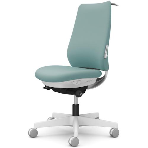 ■OKAMURA ポータム,肘なし,背クッション,スタンダードタイプ,ホワイトボディ,ハンガー有,ランバー有,ナイロンキャスター〔品番:CF14XZFSG7〕【5854366:0】[送料別途見積り][法人・事業所限定][外直送][店頭受取不可]